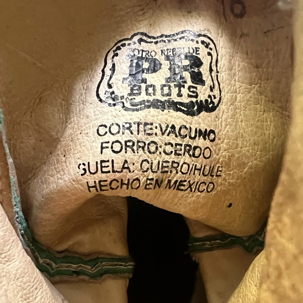 PORTO REBELDE youth western boots sz 3 US